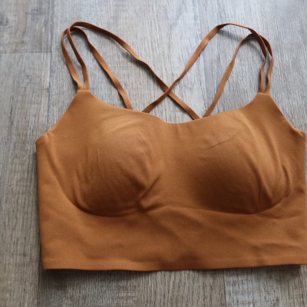 Women's Tan sports bra